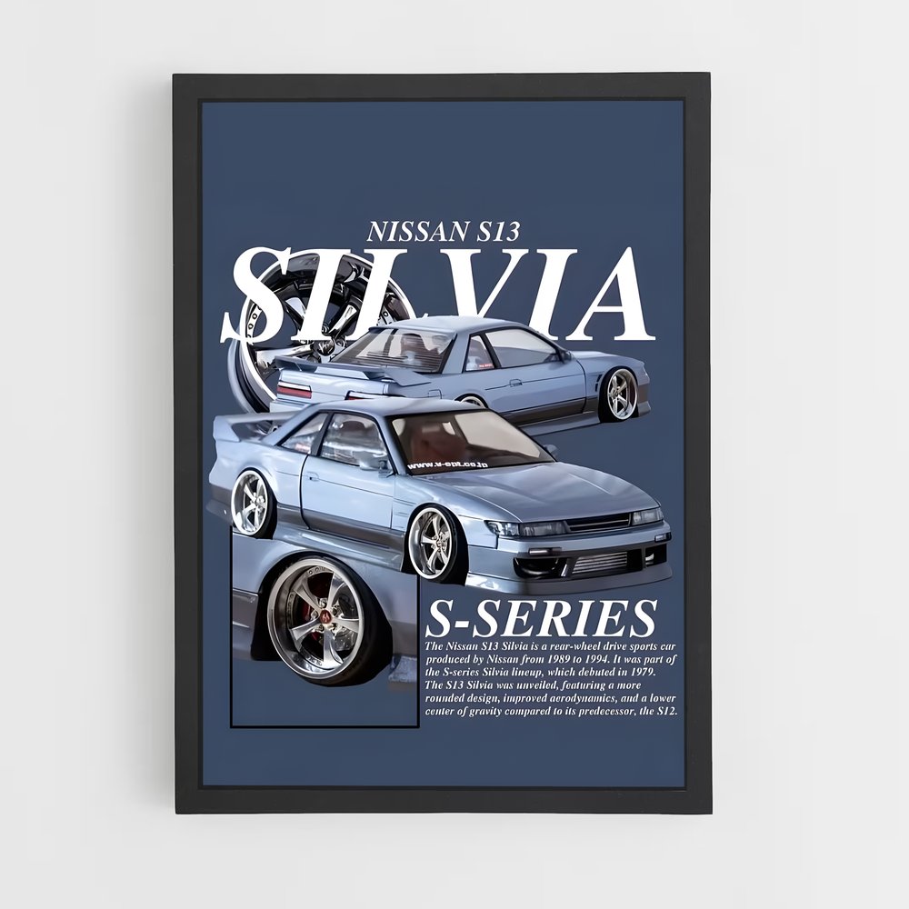 Poster Silvia Legends – affiche Nissan (vue 2)